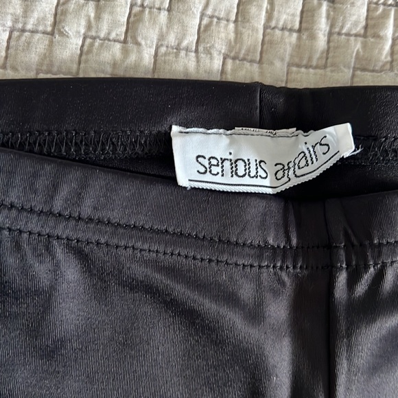 Women’s Serious Affairs satin-like legging. Size S - Picture 2 of 5